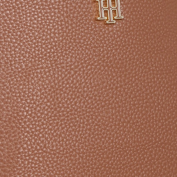Tommy Hilfiger NWOT Cognac solid satchel bag - Picture 8 of 9